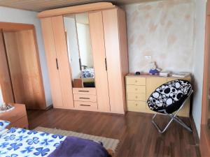 Postel nebo postele na pokoji v ubytování Ferienwohnung Öller