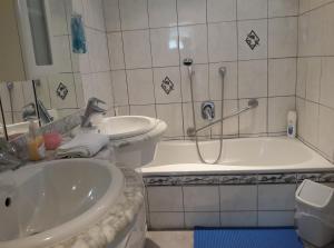 Koupelna v ubytování Ferienwohnung Öller