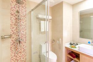 Koupelna v ubytování Nalagi Hotel