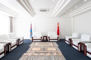 Posezení v ubytování Nalagi Hotel