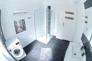 Kúpeľňa v ubytovaní Apartamenty Zamkowa
