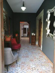 Posezení v ubytování Casa rural el Burro