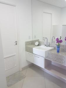 Phòng tắm tại Landscape Beira mar