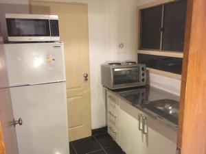 Cuisine ou kitchenette dans l'établissement ApartFlorida1