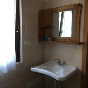 Koupelna v ubytování albergo panoramico
