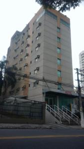 O edifício onde o hotel está situado