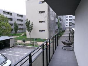 Balkón nebo terasa v ubytování beIN apartment with parking