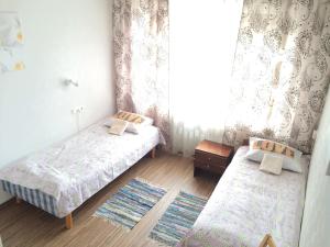 Säng eller sängar i ett rum på Stroomi Residents Apartments