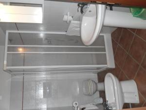 a bathroom with a white toilet and a window at Poggio Petrella in Manciano +31 photos