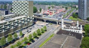 アムステルダムにあるStudio Amsterdamの建物と通りのある都市の航空写真 +13枚の写真