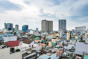 Cảnh TP. Hồ Chí Minh hoặc tầm nhìn thành phố từ khách sạn