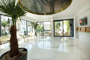 Posezení v ubytování Hotel Rajka