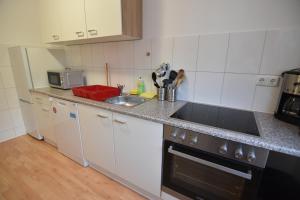 Kuchyň nebo kuchyňský kout v ubytování Apartments Hemer