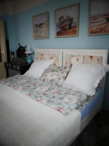 Postel nebo postele na pokoji v ubytování Venkovské apartmány Tiché pastviny