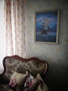 Posezení v ubytování Venkovské apartmány Tiché pastviny