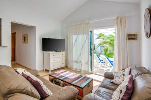 A television and/or entertainment centre at A3 BUNGALOW