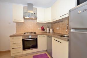 Kuchyňa alebo kuchynka v ubytovaní Apartment Hrasta