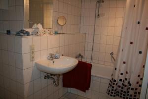 Ванна кімната в Ferienwohnung BELVEDERE