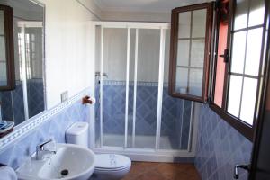Kylpyhuone majoituspaikassa Hostal Pechi