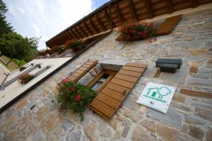 A balcony or terrace at Alloggio Agrituristico CORTE SAN BIAGIO