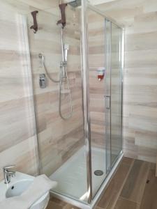 Koupelna v ubytování La casa di Primo