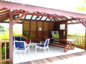 Patio nebo venkovní prostory v ubytování Gîtes LAMATELIANE