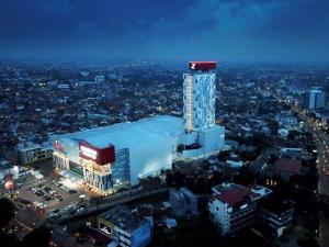 Et luftfoto af The Zuri Hotel Palembang