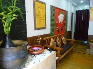 Veda5 Ayurveda & Yoga Retreat的休息区
