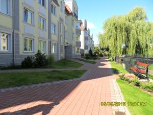 Vonkajšia záhrada v ubytovaní Apartament Przy Plaży
