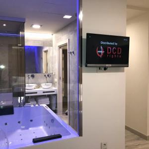A bathroom at Villa de Plan Apartments&Suites
