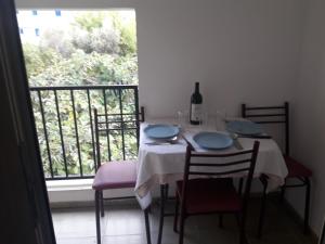 Balkón nebo terasa v ubytování Apartmani Bugarski