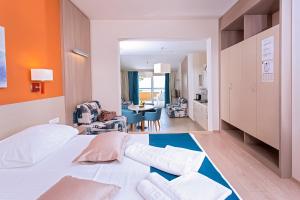 Postel nebo postele na pokoji v ubytování Apartments Villa Loznica