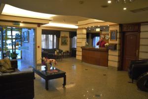 Posezení v ubytování Capri Hotel Suites