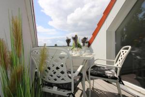 Balkón nebo terasa v ubytování Ferienwohnung Ausblick