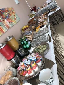 a buffet line with many different types of food at Bikini Hotel in Vieste