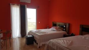 Postel nebo postele na pokoji v ubytování Hotel Ocean View & Restaurante Seafood