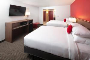 Red Lion Hotel Orlando Lake Buena Vista South- Near Disney客房内的一张或多张床位