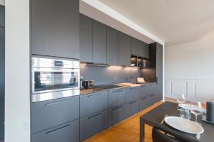 Köök või kööginurk majutusasutuses Studio des princes