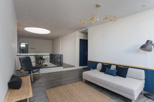 Eldhús eða eldhúskrókur á Spinomad hostel