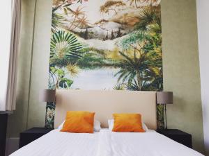 Postel nebo postele na pokoji v ubytování Hotel Zilt