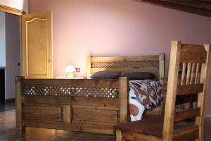 Cama o camas de una habitación en Casa Rural Nazar