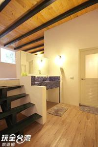 Kuchyň nebo kuchyňský kout v ubytování Dongguang Zhixing Homestay