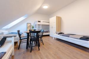 Postel nebo postele na pokoji v ubytování Apart-Hostel ZERO