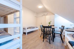Postel nebo postele na pokoji v ubytování Apart-Hostel ZERO