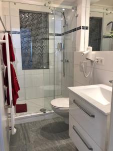 Um banheiro em Star Apart Hotel Sachsenhausen