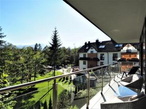 Balkón alebo terasa v ubytovaní VIP Apartamenty Szklane Domy The View
