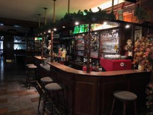 Lounge nebo bar v ubytování Hotel V Pivovaře Davle