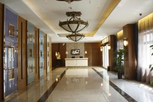 Ο χώρος του λόμπι ή της ρεσεψιόν στο Grand Noble Hotel Xi’an