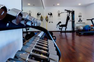 Fitness centrum a/nebo fitness zařízení v ubytování Hotel Sao Jose