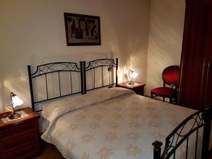 Postel nebo postele na pokoji v ubytování Hotel Scalinatella